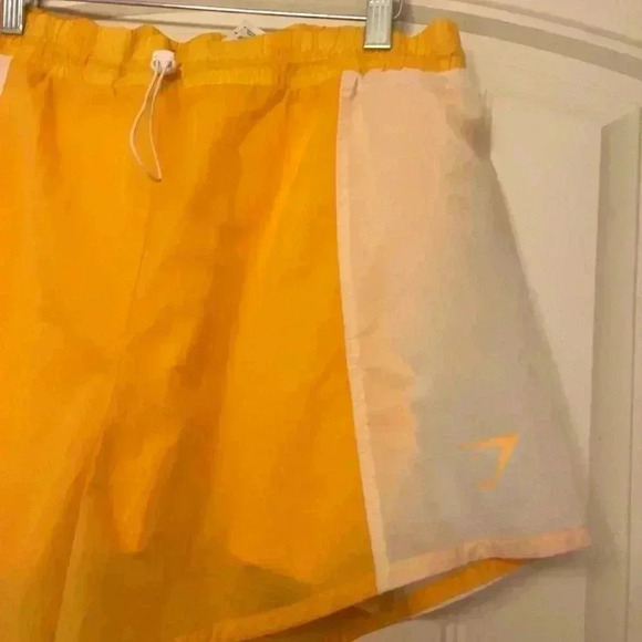 GymShark Orange & White Running Shorts size Large - Picture 5 of 8